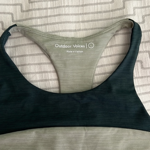 Outdoor Voices Move Free TechSweat Crop Top large - Picture 5 of 16